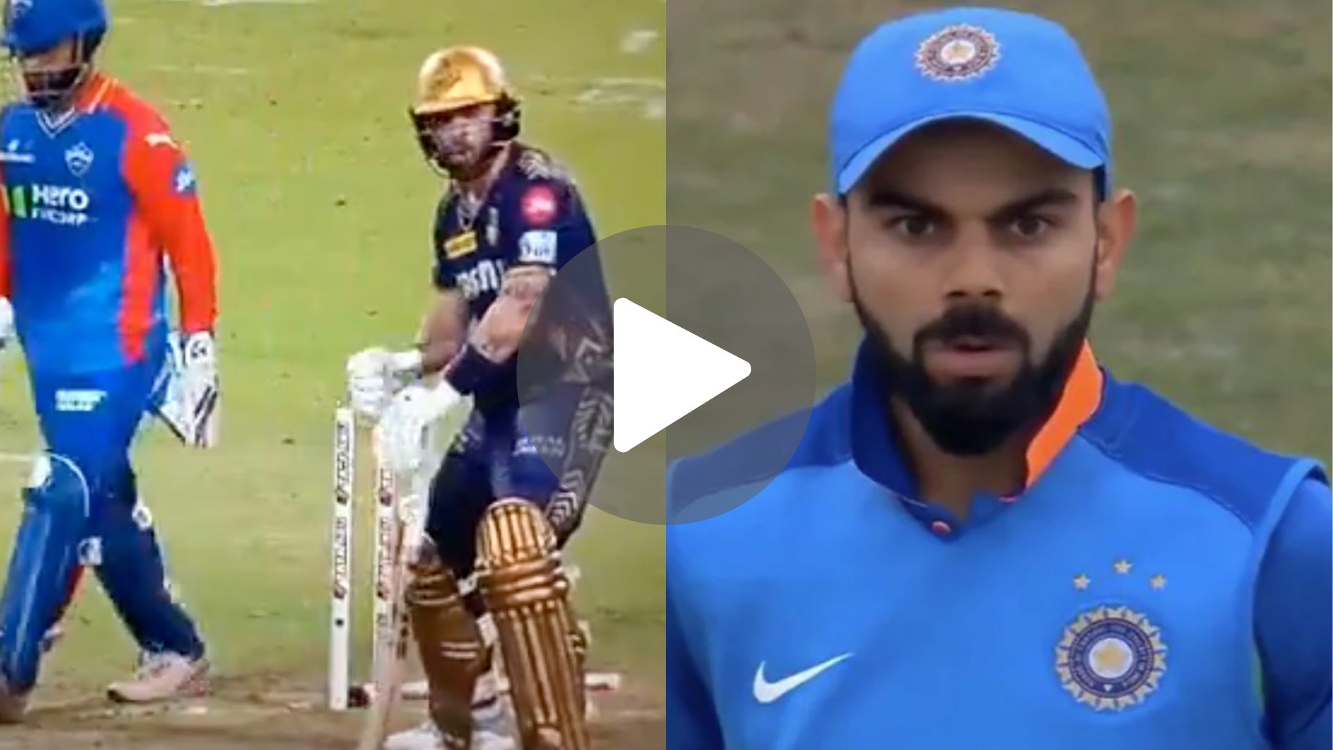 [Watch] Salt Recreates Virat Kohli's Famous 'Clueless' Face As Axar Knocks Him Over